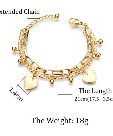 Wild Love Heart Bracelet