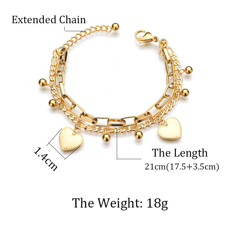 Wild Love Heart Bracelet