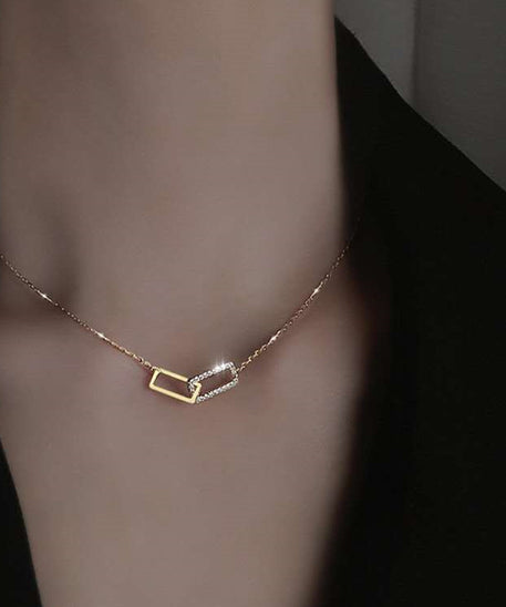 Hypnotic Double Frames Necklace