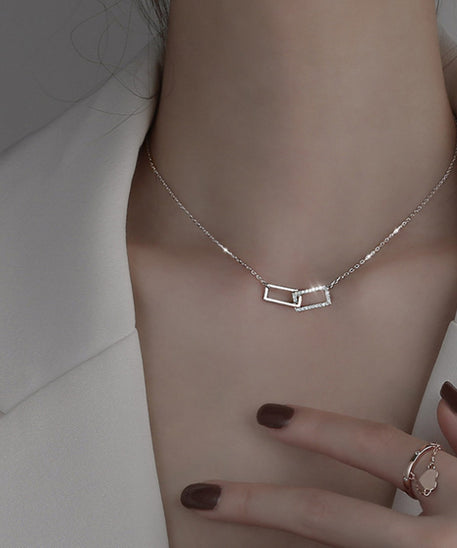 Hypnotic Double Frames Necklace