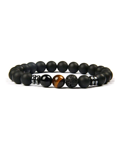 Tiger Eye Volcanic Stone Bracelet