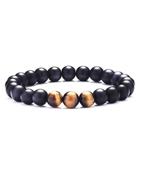 Tiger Eye Volcanic Stone Bracelet