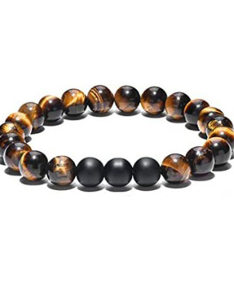 Tiger Eye Volcanic Stone Bracelet
