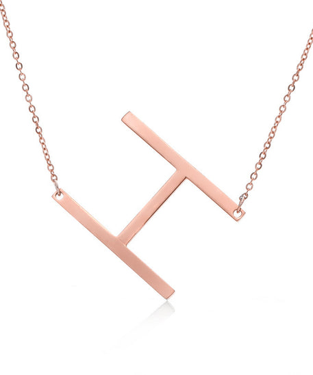 Customized Initial Letter Necklace