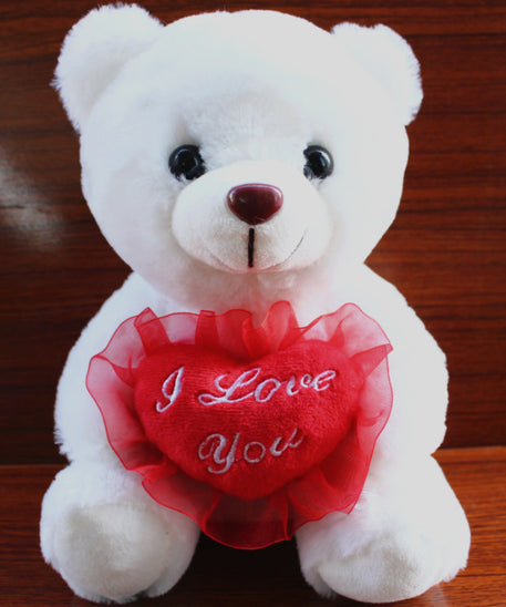 "I Love You" Colorful Bear Recording Hug Plush