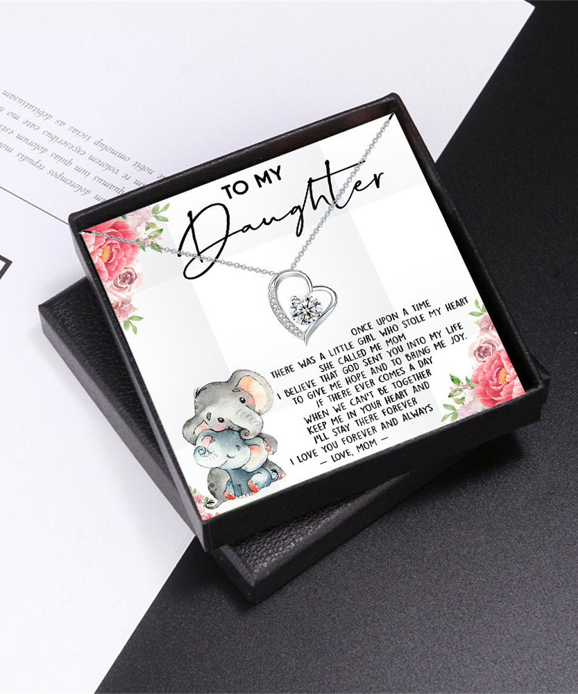 Personalized Light-kissed Heart Necklace