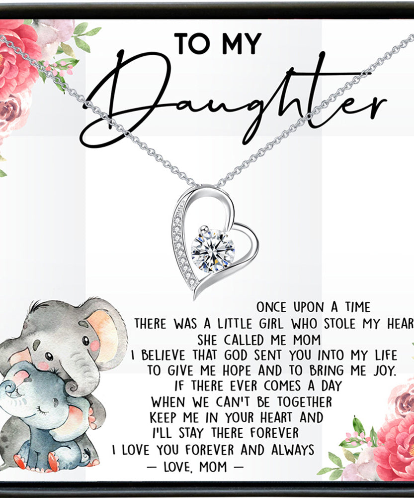 Personalized Light-kissed Heart Necklace