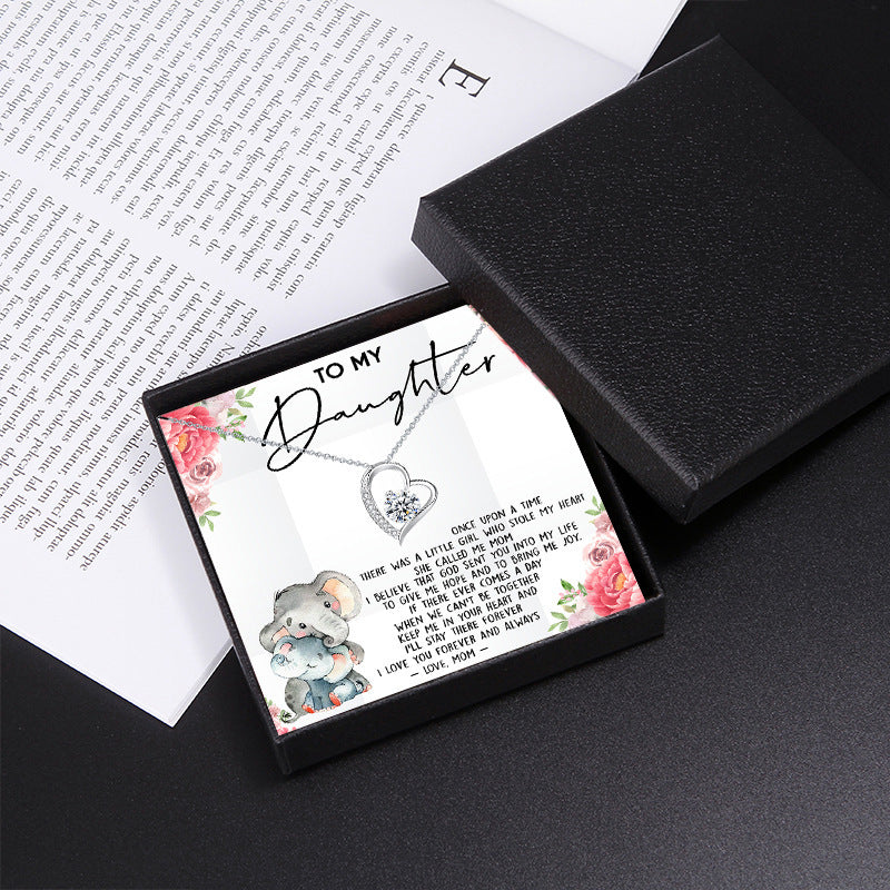 Personalized Light-kissed Heart Necklace