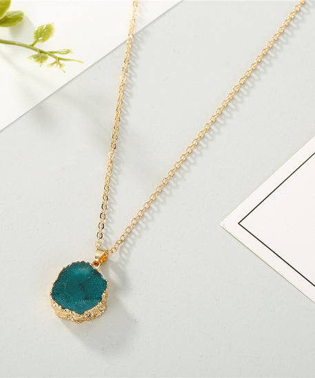 Twinkle Sunflower Resin necklace