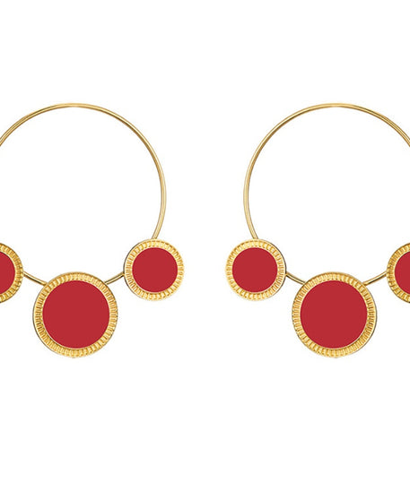 Scintillating Love Themed Earrings