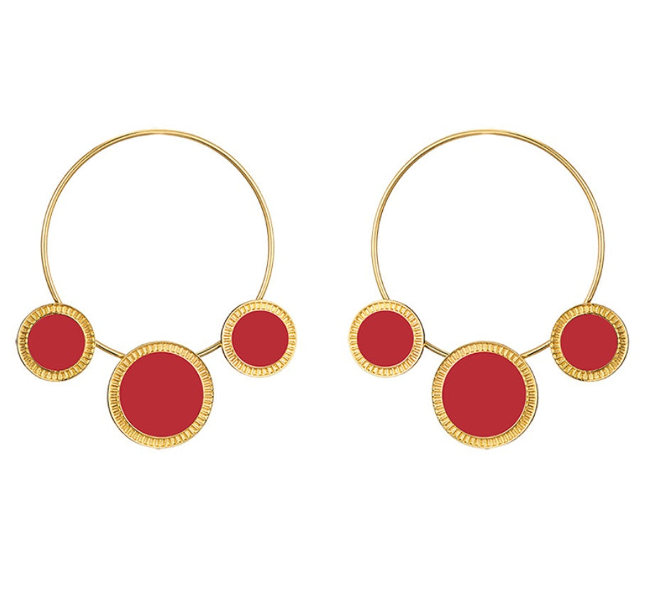 Scintillating Love Themed Earrings
