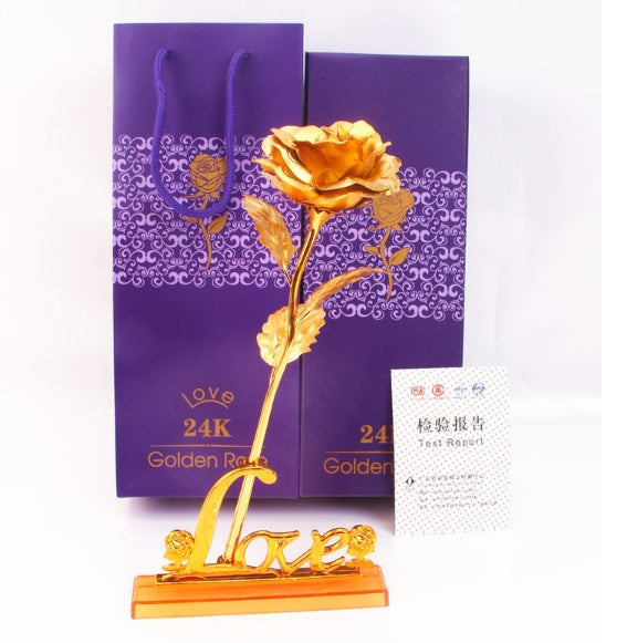 Glam Gold Rose Gift Box