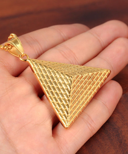 Luxe 3D Pyramid Necklace