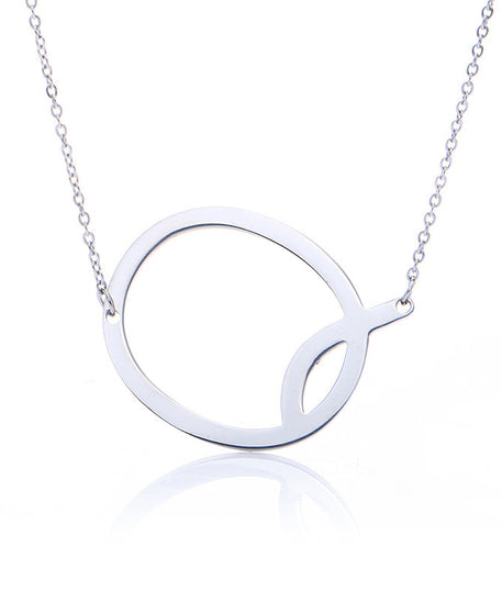 Customized Initial Letter Necklace