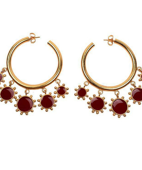 Scintillating Love Themed Earrings