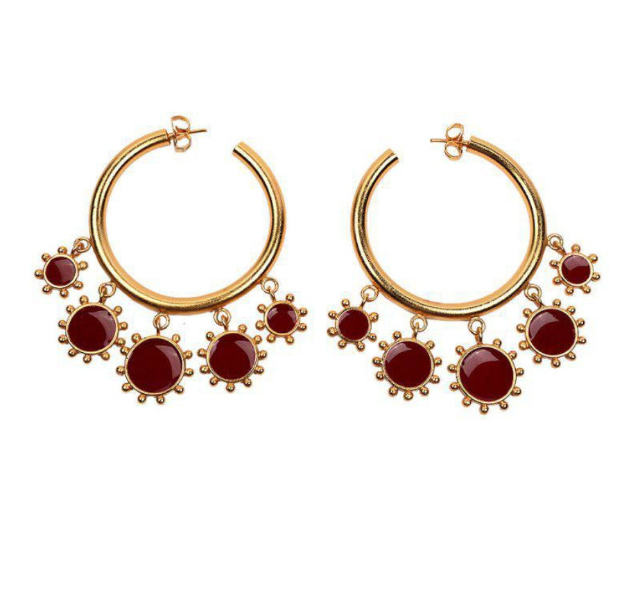 Scintillating Love Themed Earrings