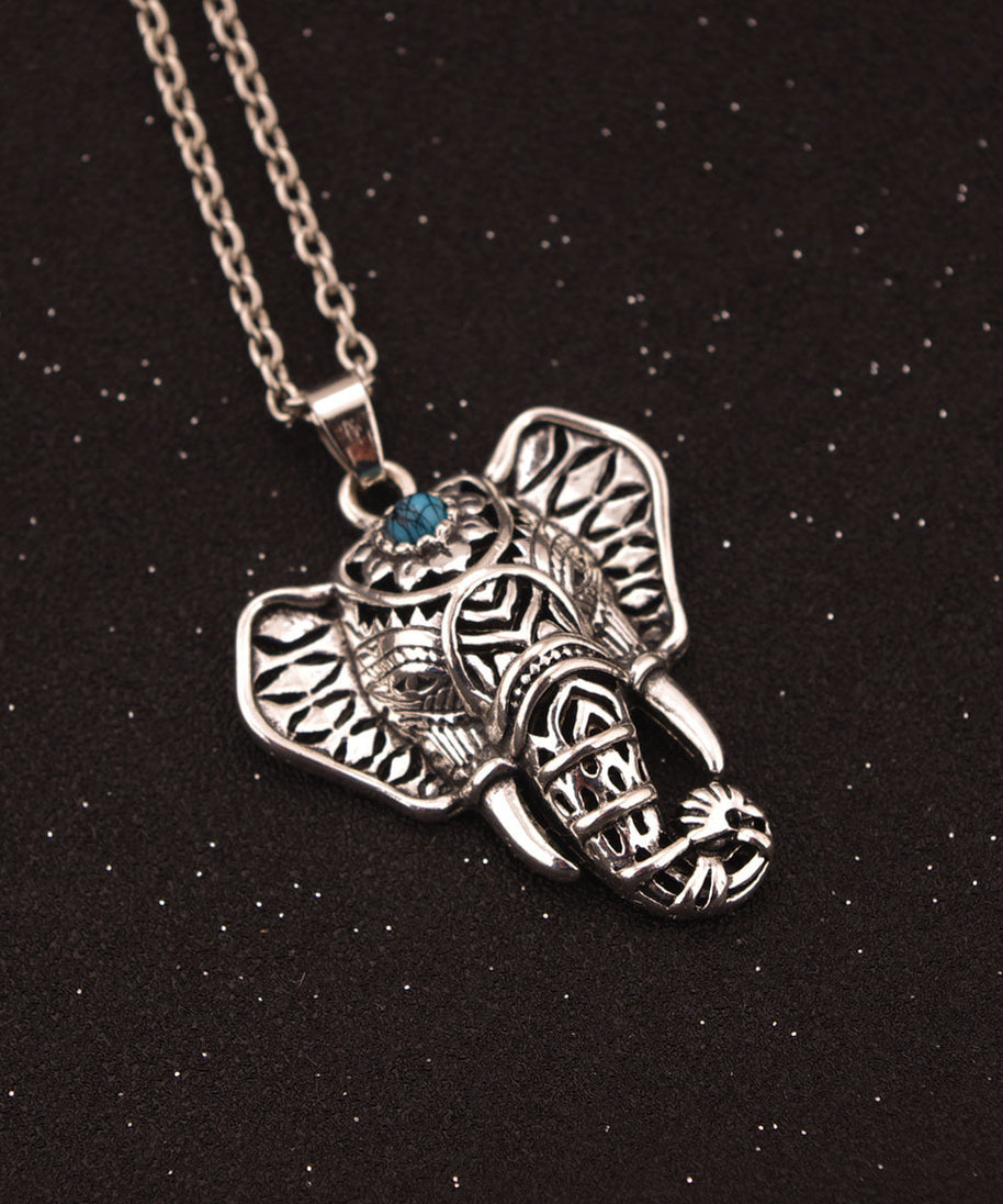 African Elephant Necklace