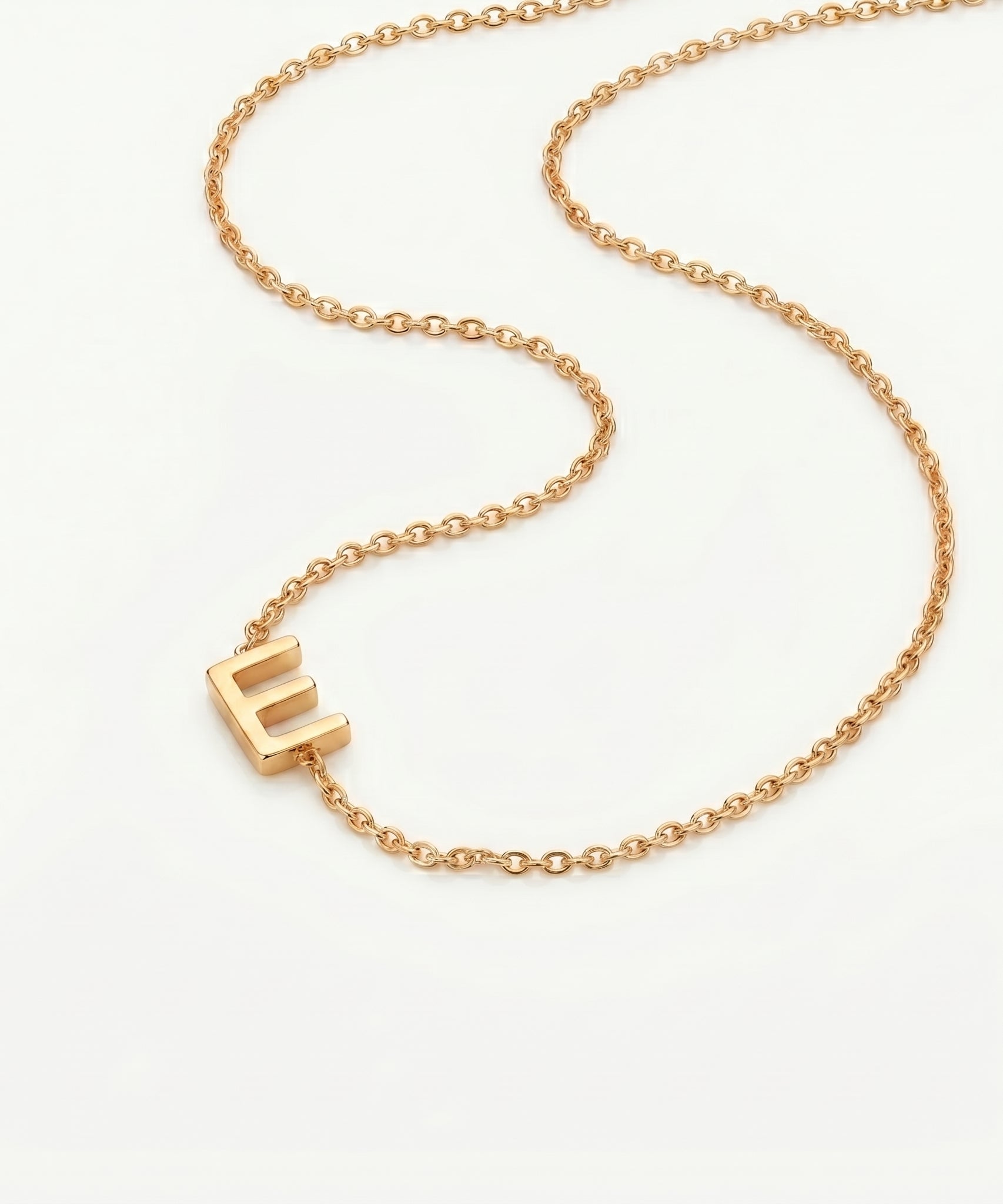 Personalized Lustrous Letter Necklace | DESCRIPTION