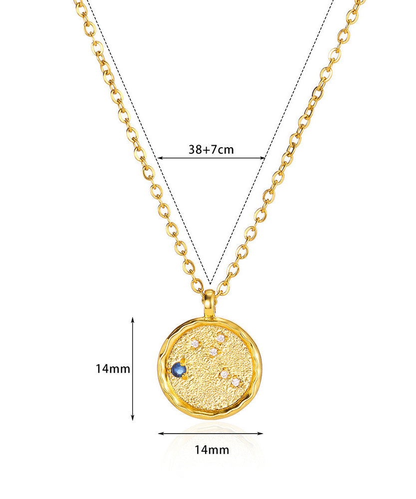 Brilliant Constellation Star Map Necklace