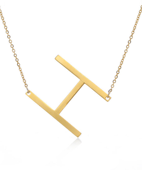Customized Initial Letter Necklace