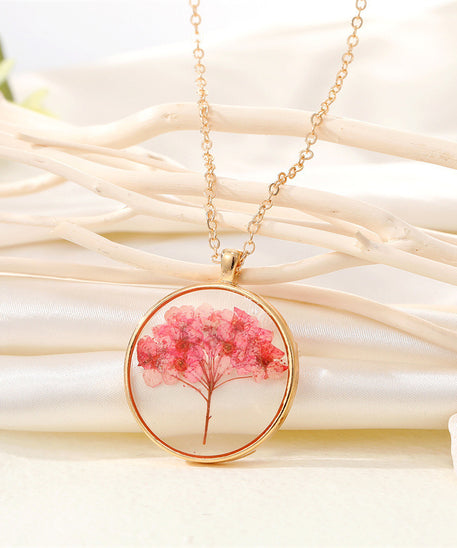 Creative Summer Dried Flower Necklace