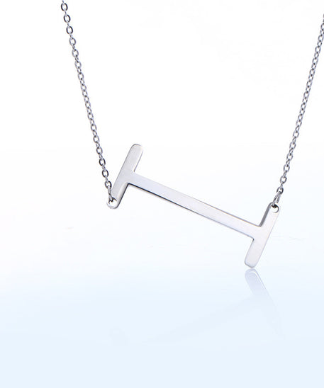 Customized Initial Letter Necklace