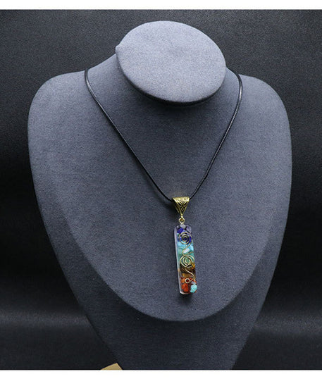 Earthbound Colorful Gravel Necklace