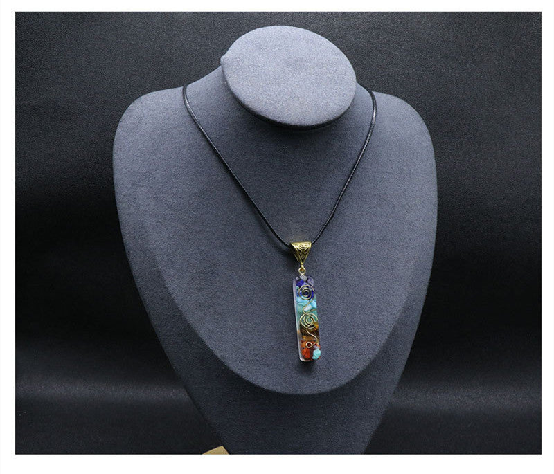 Earthbound Colorful Gravel Necklace