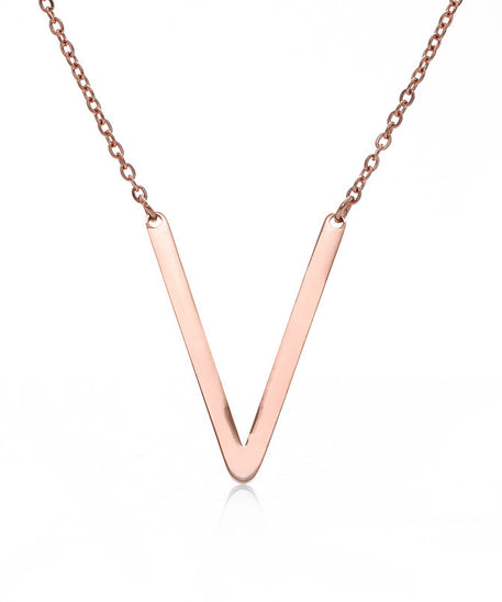 Customized Initial Letter Necklace