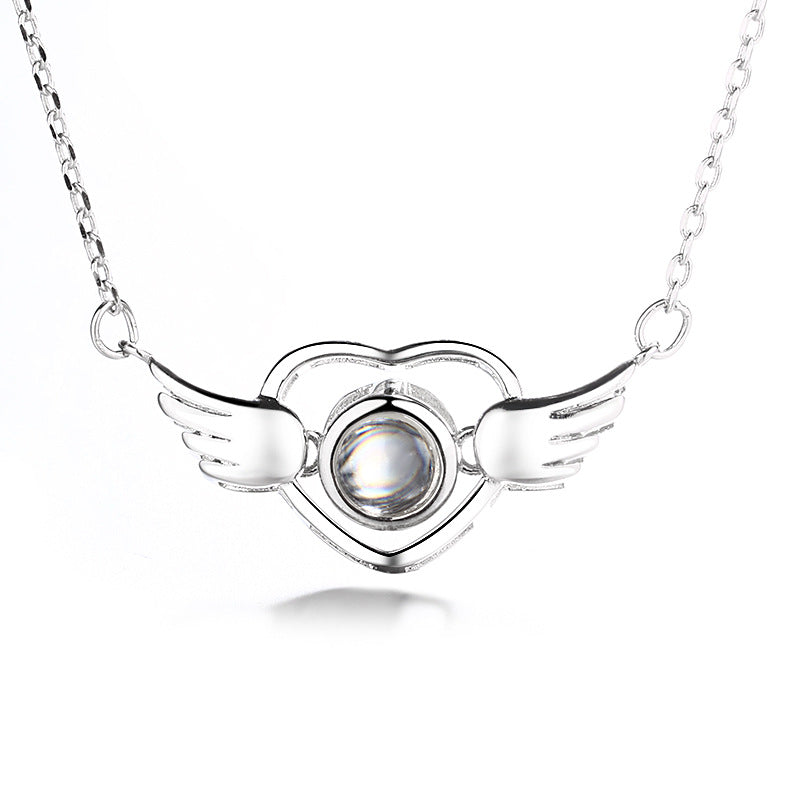 Magnificent "You Are My Angel" Love Projection Necklace