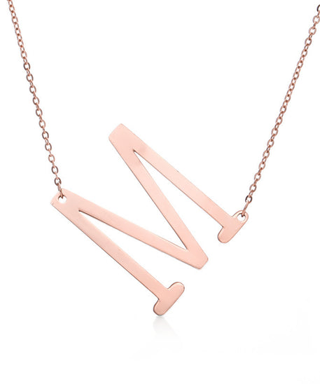 Customized Initial Letter Necklace