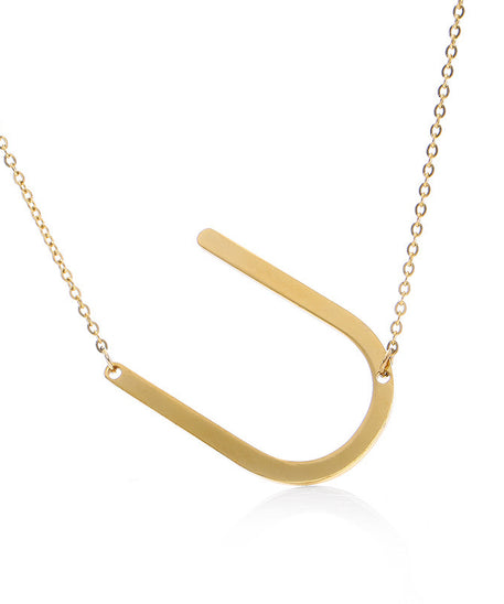 Customized Initial Letter Necklace