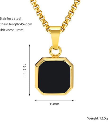 Grounded Square Necklace