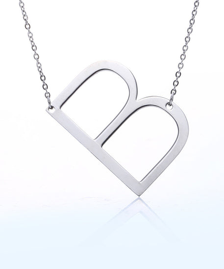 Customized Initial Letter Necklace