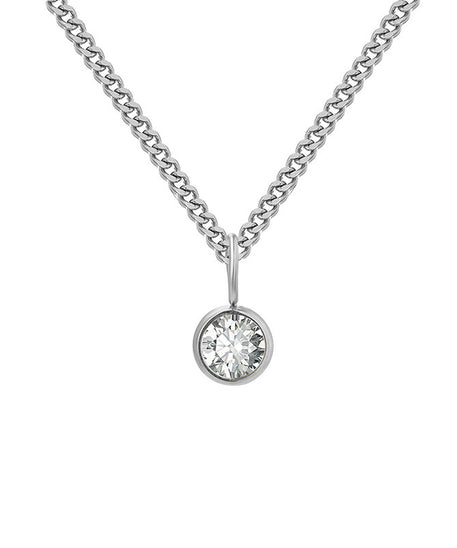 Prismatic Diamond Birthstone Necklace
