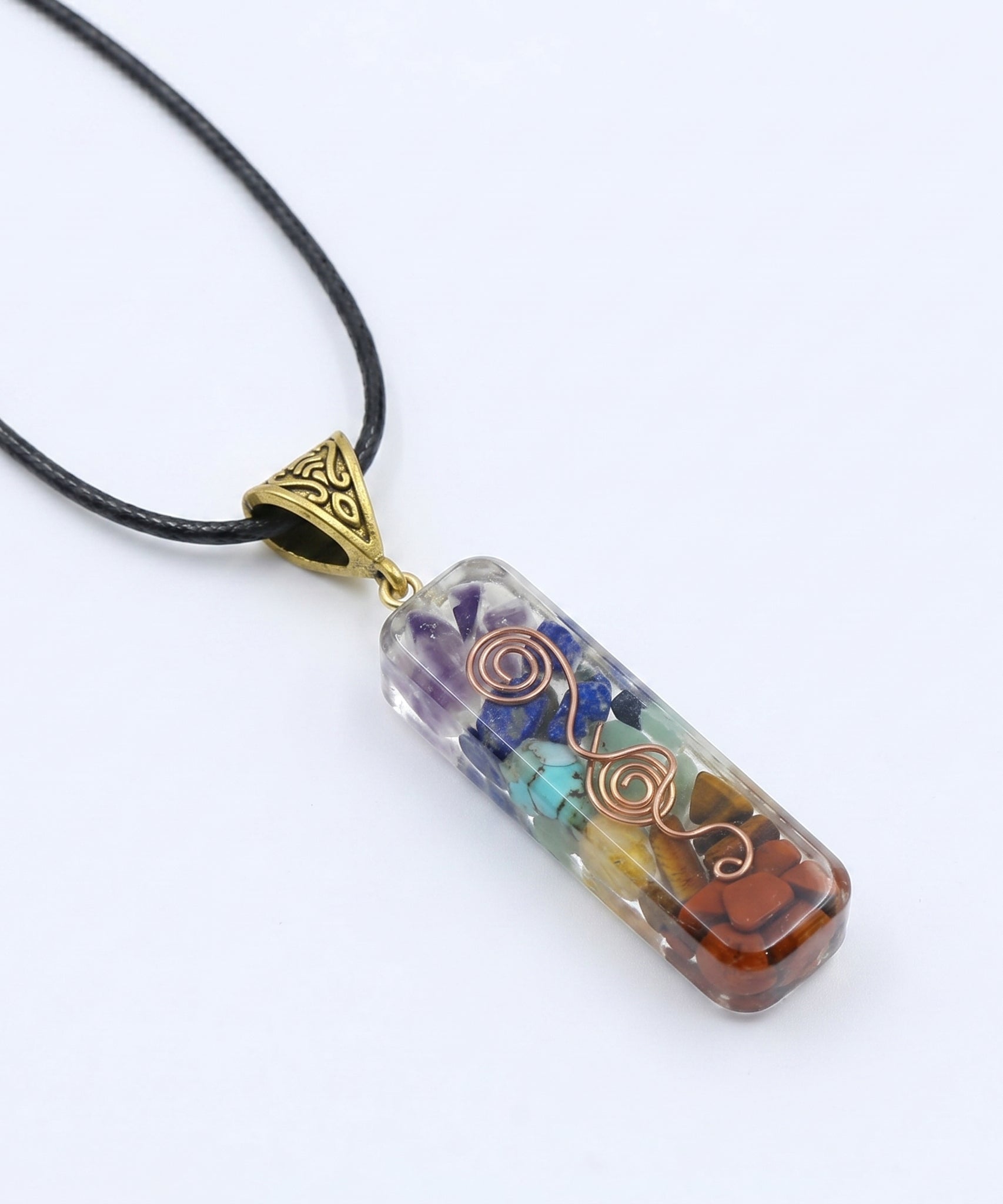 Earthbound Colorful Gravel Necklace