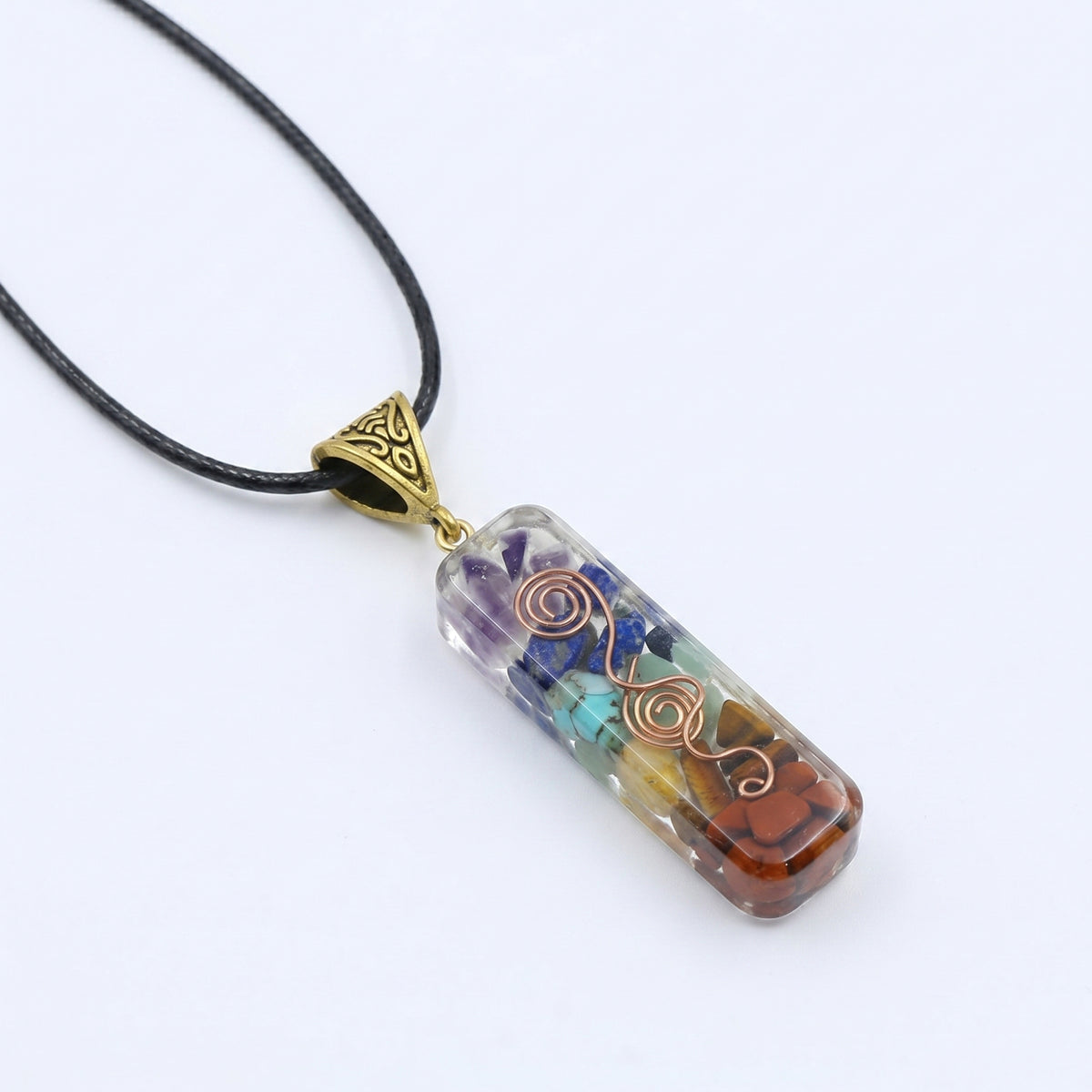 Earthbound Colorful Gravel Necklace