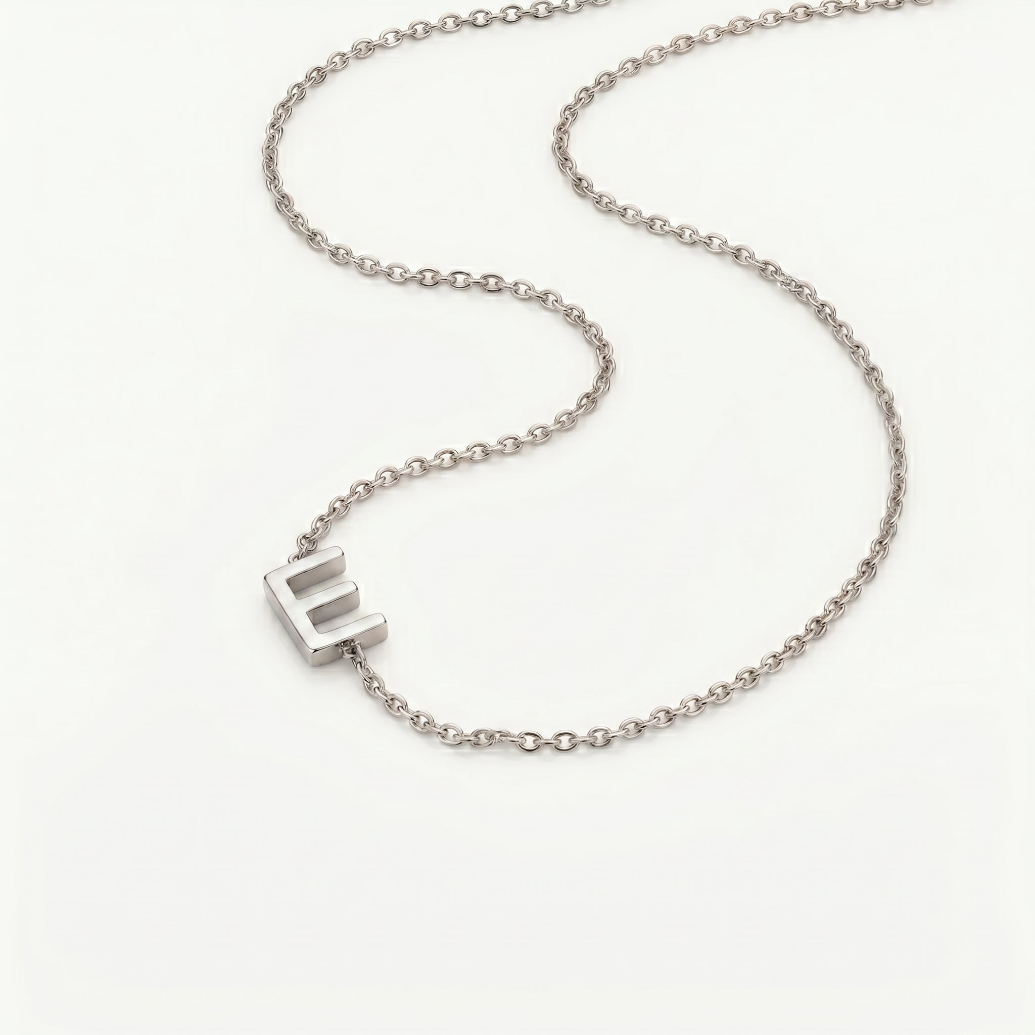 Personalized Lustrous Letter Necklace | DESCRIPTION