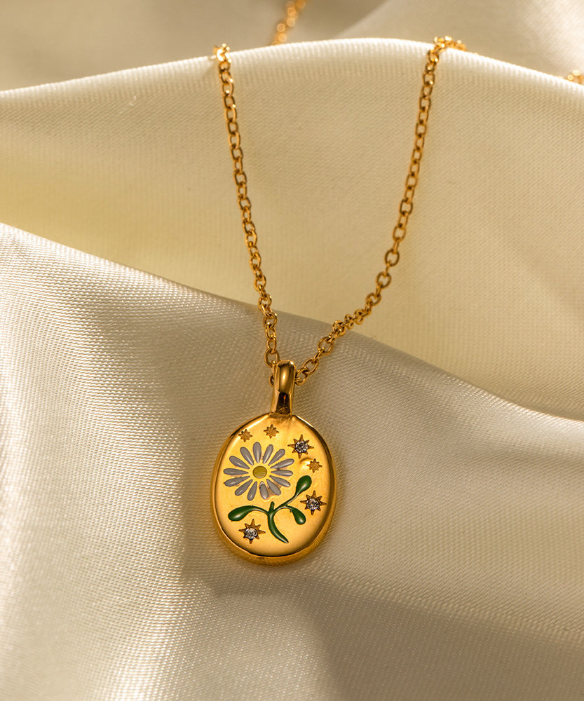 Blooming Wild Daisy Necklace