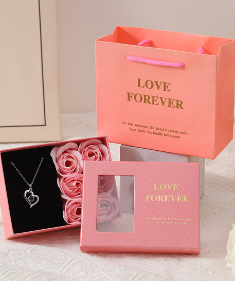 Love Forever Soap Rose Jewelry Box