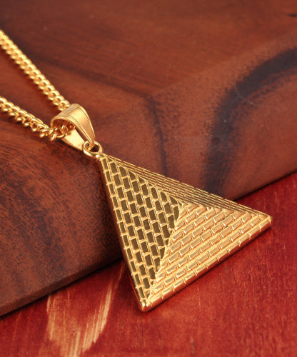 Luxe 3D Pyramid Necklace