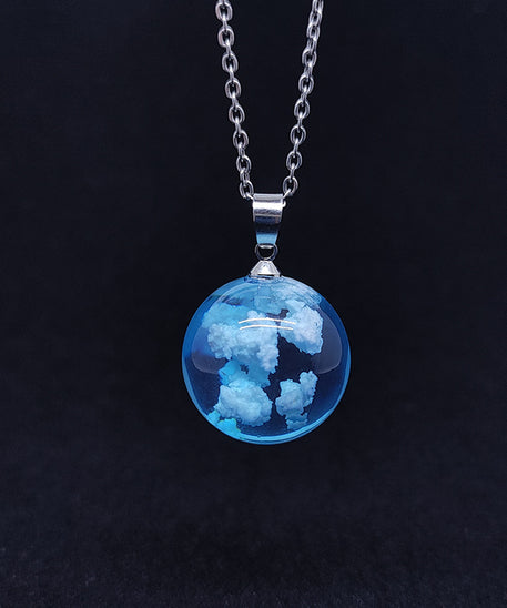Spherical Sky Cloud Necklace