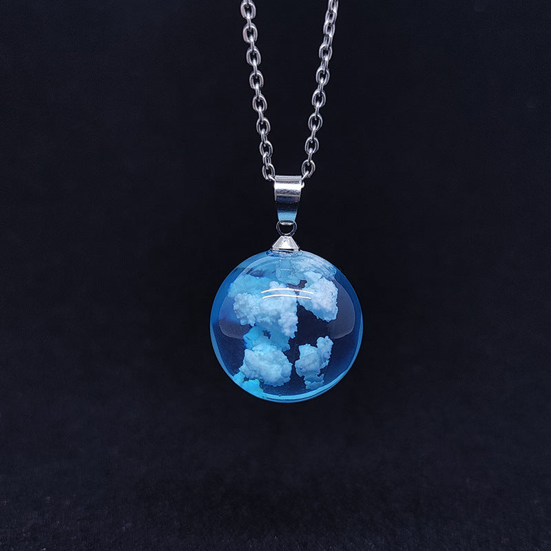 Spherical Sky Cloud Necklace