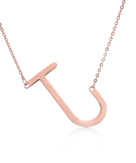 Customized Initial Letter Necklace