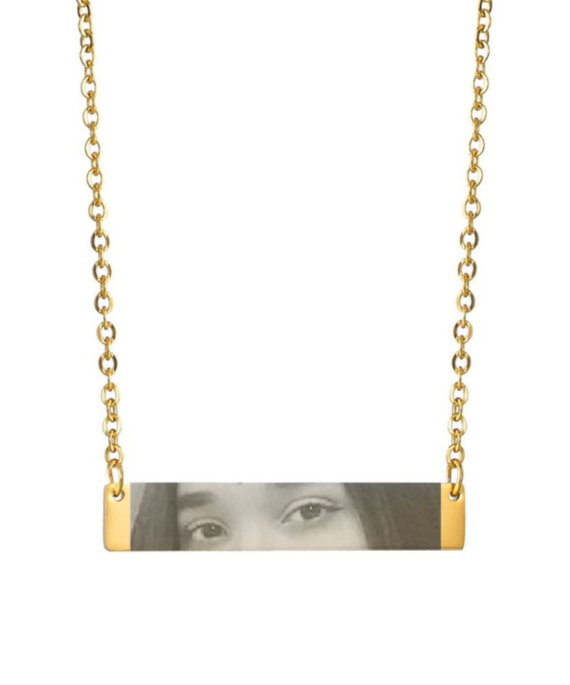 Customized Eyes Photo Necklace or Bracelet