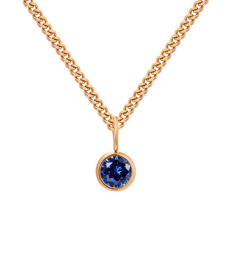 Prismatic Diamond Birthstone Necklace