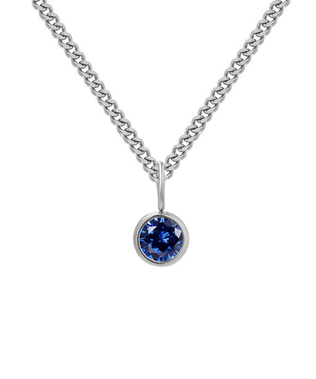 Prismatic Diamond Birthstone Necklace