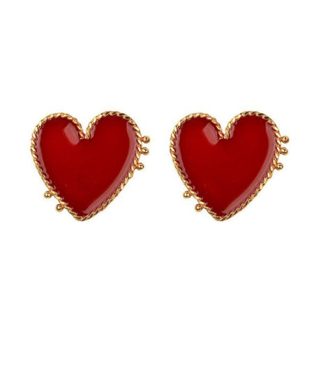 Scintillating Love Themed Earrings