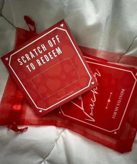Love Scratch-off Custom DYI Gift Pouch