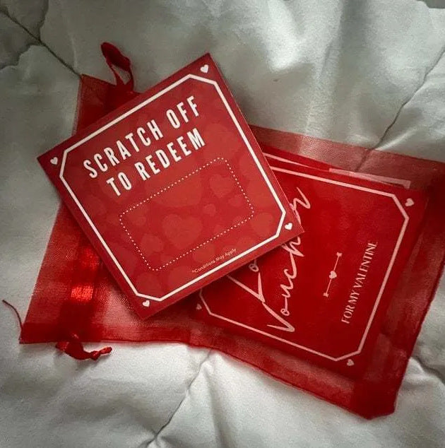 Love Scratch-off Custom DYI Gift Pouch